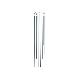 Tyč 20mm/180cm oceľ + PE