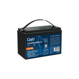 Baterie LiFePO4 12,8V 100Ah GETI GBL-12-100D Displej