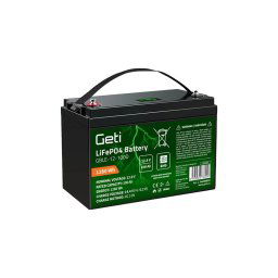 Baterie LiFePO4 12,8V 100Ah GETI GBLE-12-100D Displej