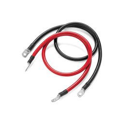 Prepojovacie káble pre batérie 60cm 4 AWG (červený + čierny)