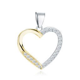 Olivie Stříbrný přívěsek SRDCE GOLD 9429
