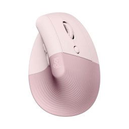 Logitech Lift Vertical ergonomická myš - ružová 910-006478