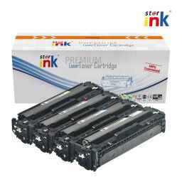 Starink sada tonerů 203X - CF540X Bk + C/M/Y pro tiskárny HP - originál