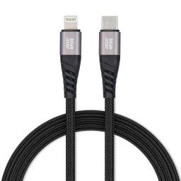 BlueStar kábel USB-C - Lightning 1,2 m, čierny