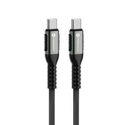 Forcell F-Energy kábel USB-C - USB-C, QC4.0, PD, 5A, 240W, 0,25 m, čierny