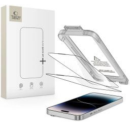 Tech-Protect Tvrdené sklo Quick Set+, iPhone 14 Pro, čierne, 2 kusy