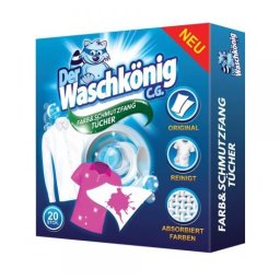 Waschkönig obrúsky proti zafarbeniu bielizne 20ks