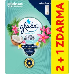Glade Touch & Fresh Exotic Tropical Blossoms aerosólový osviežovač vzduchu náplň 3kx10mls