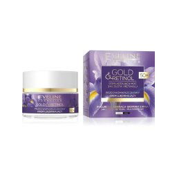 Eveline Cosmetics EVELINE Gold Retinol spevňujúci protivráskový krém 50+ 50ml