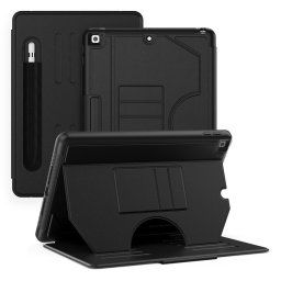 JP Magnetic leather obal na tablet, iPad 10.2 2019 / 2020 / 2021 (iPad 7 / 8 / 9), iPad 10.5 (2018), iPad Air 3 10.5 (2019), čierny