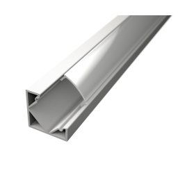 LED Solution Rohový profil pre LED pásiky R2 biely Vyberte variantu a dĺžku: Profil + Nacvakávacie opálový difúzor 1m 191353_09102