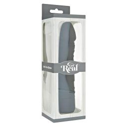 Classic Get Real - realistick, siliknov vibrtor (ierny)