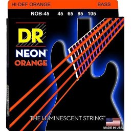 Struny na elektrickú basgitaru NOB-45 45-105 Neon-Orange DR.Strings