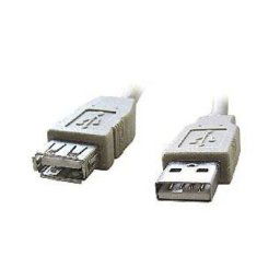 Kábel CABLEXPERT USB A-A 1,8m 2.0 predlžovací HQ Black, pozlátené kontakty CCP-USB2-AMAF-6