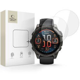 Tech-Protect Tvrdené sklo Glass Fit+, Garmin Fenix 8 (47 mm), 2 kusy