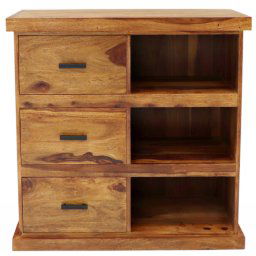 indickynabytok.sk - Komoda Rami 90x90x45 indický masív palisander