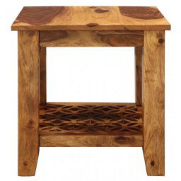 indickynabytok.sk - Odkladací stolík Mira 45x45x45 indický masív palisander