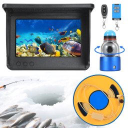 Podvodna kamera na ryby - elektricky rotačná 360° s 5" LCD displejom + 30 m káblom s IP68