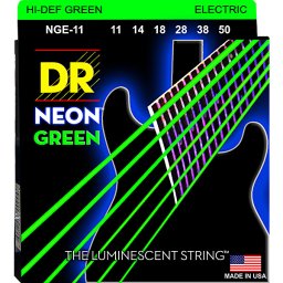 Struny na elektrickú gitaru NGE-11 11-50 Neon Green DR Strings