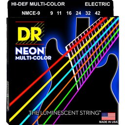 Struny na elektrickú gitaru NMCE-9 9-42 Neon Multi Color DR Strings