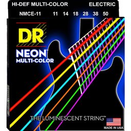 Struny na elektrickú gitaru NMCE-11 11-50 Neon Multi Color DR Strings