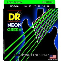 Struny na elektrickú gitaru NGE-10 10-46 Neon Green DR Strings
