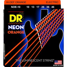 Struny na elektrickú gitaru NOE-10 10-46 Neon Orange DR Strings