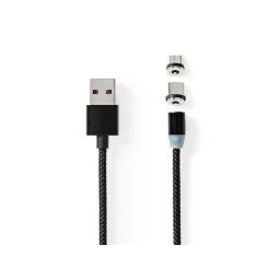 Kábel NEDIS CCGB60630BK20 USB 2v1 2m Black