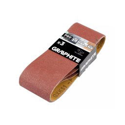 Plátno brúsne nekonečný pás 75x457mm P80 GRAPHITE 58T362 3ks