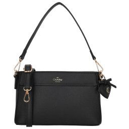 Čierna elegantná crossbody kabelka "Samantha"