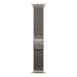 Apple Watch 49mm Natural Titanium Milanese Loop - Medium MXKD3ZMA