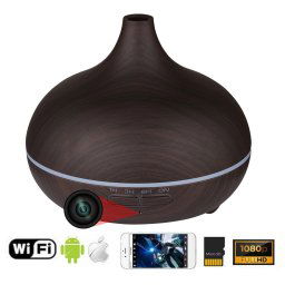 Kamera v difuzore - Spy FULL HD kamera s Wifi / P2P + funkčný aroma difuzér