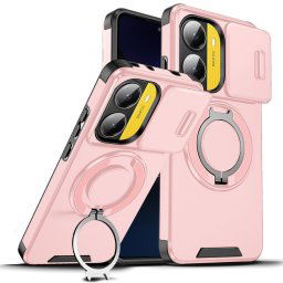 OEM Camslide Stand obal, Xiaomi Poco X7 Pro 5G, ružový