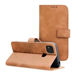Part Tender púzdro, Xiaomi Redmi 9C / 9C NFC, hnedé