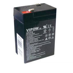 Batéria olovená 6V 4.5Ah VIPOW BAT0200