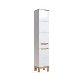 Kúpeľňová skrinka CMD BALI WHITE 800 biela/biely vysoký lesk