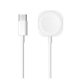 FIXED USB-C nabíjací kábel pre Apple Watch, biely FIXDW-AW-C