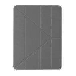 Pipetto Origami TPU puzdro, Apple iPad Pro 12.9, 2018 / 2020 / 2021 / 2022, iPad Air 13 2024, sivé