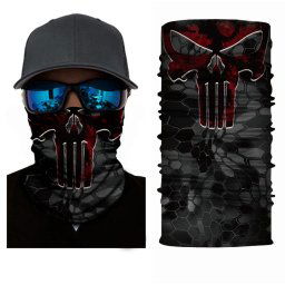Šatka na tvár či hlavu multifunkčná - PUNISHER farebná
