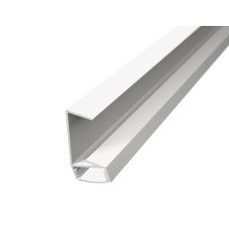 LED Solution Nábytkový profil pre LED pásiky NAB1 biely Vyberte variantu a dĺžku: Profil + Nacvakávacie čierny difúzor 2m LP702W_LP-UNICOV1-BLK