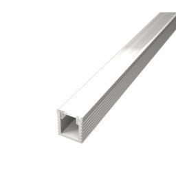 LED Solution Nástenný profil pre LED pásiky SLIM N11 biely Vyberte variantu a dĺžku: Profil + Nacvakávacie čierny difúzor 2m LP601W_LP601/LP602-BLACKC