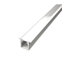 LED Solution Vstavaný profil pre LED pásiky SLIM V32 biely Vyberte variantu a dĺžku: Profil + Nacvakávacie opálový difúzor 2m LP602W_LP601/LP602-MILKC