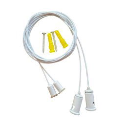 LED Solution Závesné lanká 2ks pre profil Z3 biely LP411W-CLIP