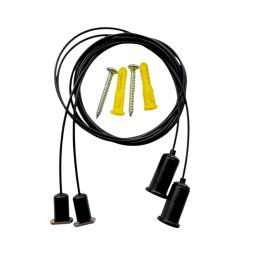 LED Solution Závesné lanká 2ks pre profil Z3 čierny LP411B-CLIP