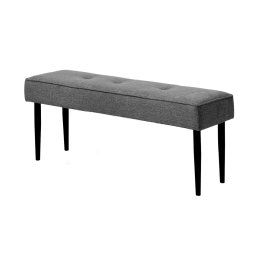 Furniria Dizajnová lavica Tascalusa 140 cm sivá