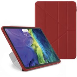 Pipetto Origami puzdro, Apple iPad Pro 12.9, 2018 / 2020 / 2021 / 2022, iPad Air 13 2024, červené