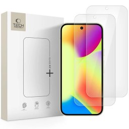 Tech-Protect Tvrdené sklo Fit+ Google Pixel 9 / 9 Pro / 10 / 10 Pro, priehľadné, 2 kusy