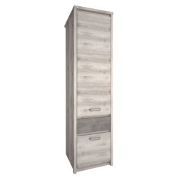 Kondela Skriňa, 56cm, policová, gaštan nairobi, onyx, JESI NEW 2D1S