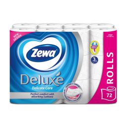 Zewa Deluxe Aquatube Delicate Care GIGA PACK toaletný papier 72ks