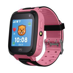 Setty FunKid SD-100 Detské inteligentné hodinky LBS, ružové